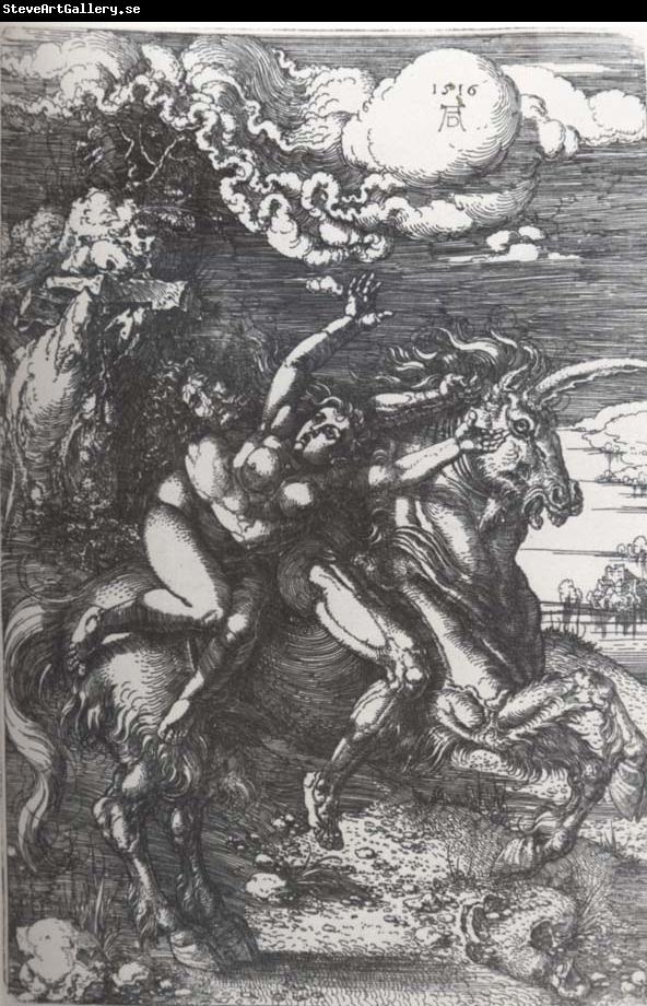 Albrecht Durer The Abduction on the Unicorn